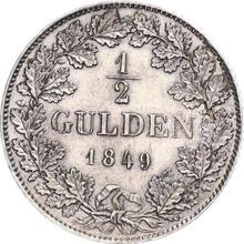 1/2 guldena 1849   