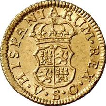 Medio escudo 1765 S VC 