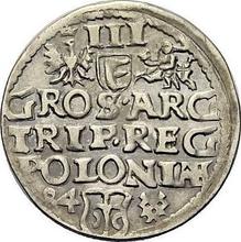 Трояк (3 гроша) 1584   