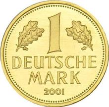 1 Mark 2001 F   "Abschiedsmark"