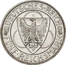 5 Reichsmark 1930 G   "Rheinlandräumung"