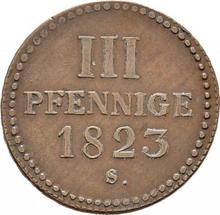 3 fenigi 1823  S 