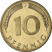 10 Pfennig 1986 J  
