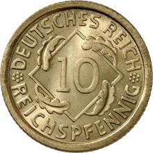 10 Reichspfennigs 1936 J  