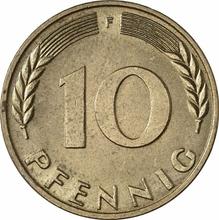 10 fenigów 1967 F  