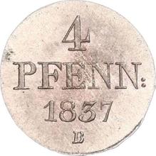 4 fenigi 1837  B 
