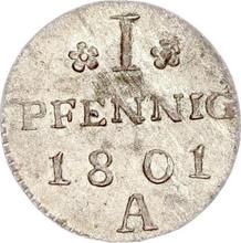 1 Pfennig 1801 A  
