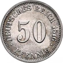 50 пфеннигов 1876 C  