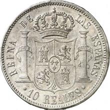 10 Reales 1861   