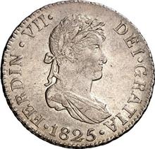 2 reales 1825 S JB 