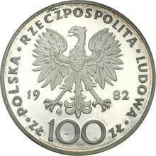 100 Zlotych 1982 CHI   "John Paul II"