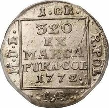 Grosz de plata (1 grosz) (Srebrnik) 1772  AP 