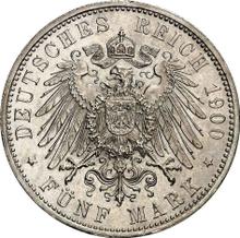 5 marcos 1900 D   "Bavaria"
