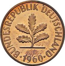 2 Pfennig 1960 D  