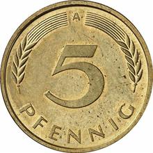 5 Pfennige 1995 A  