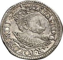 Trojak (3 groszy) 1596  IE  "Casa de moneda de Olkusz"