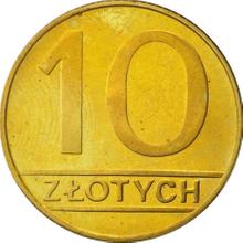 10 Zlotych 1990 MW  