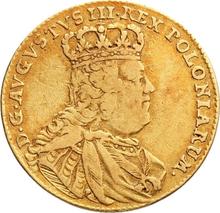 2-1/2 Thaler (1/2 August d'or) 1753  G  "Crown"