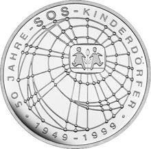 10 Mark 1999 A   "SOS-Kinderdörfer"