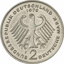 2 Mark 1979 F   "Konrad Adenauer"