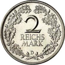 2 Reichsmarks 1925 D  