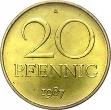 20 Pfennige 1987 A  