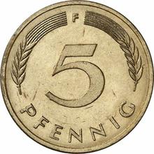5 Pfennig 1981 F  