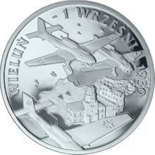 10 Zlotych 2009 MW   "Bombadierung von Wieluń"