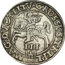 Trojak (3 groszy) 1562    "Lituania"