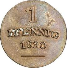 1 пфенниг 1830   