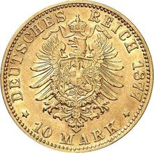 10 marcos 1877 G   "Baden"