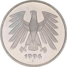 5 марок 1996 J  