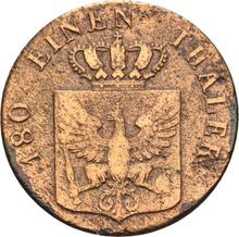 2 Pfennig 1834 D  