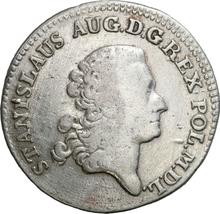 Złotówka (4 groszy) 1775  EB 