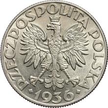 5 złotych 1936   JA "Żaglowiec"