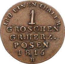 1 Grosz 1816 B   "Grand Duchy of Posen"