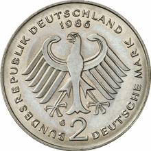 2 Mark 1986 G   "Konrad Adenauer"