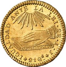 2 escudo 1838 So IJ 