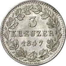 3 krajcary 1847   