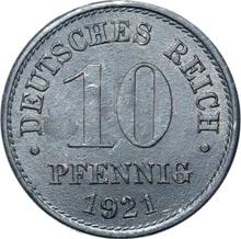 10 пфеннигов 1921   