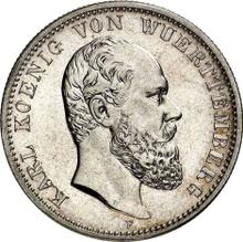 2 марки 1880 F   "Вюртемберг"