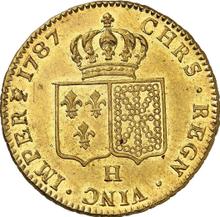 Doppelter Louis d'or 1787 H  