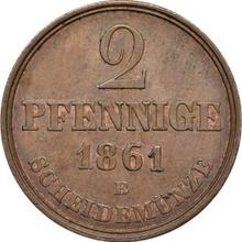 2 Pfennig 1861  B 