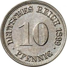 10 Pfennig 1899 D  