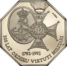 50000 eslotis 1992 MW  ANR "200 años de la Orden Virtuti Militari" (Pruebas)