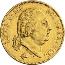 40 francos 1816 B  