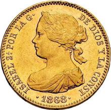 10 escudo 1868   