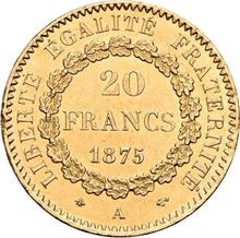 20 франков 1875 A  