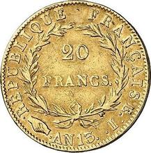 20 франков AN 13 (1804-1805) I  