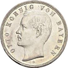 5 marcos 1888 D   "Bavaria"